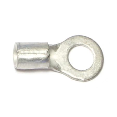 Midwest Fastener Ring Terminal, 6 AWG, Bare Insulated, 10 PK 70088